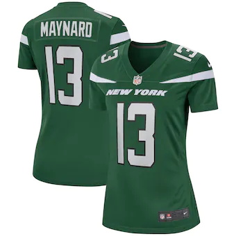 womens nike don maynard gotham green new york jets game ret